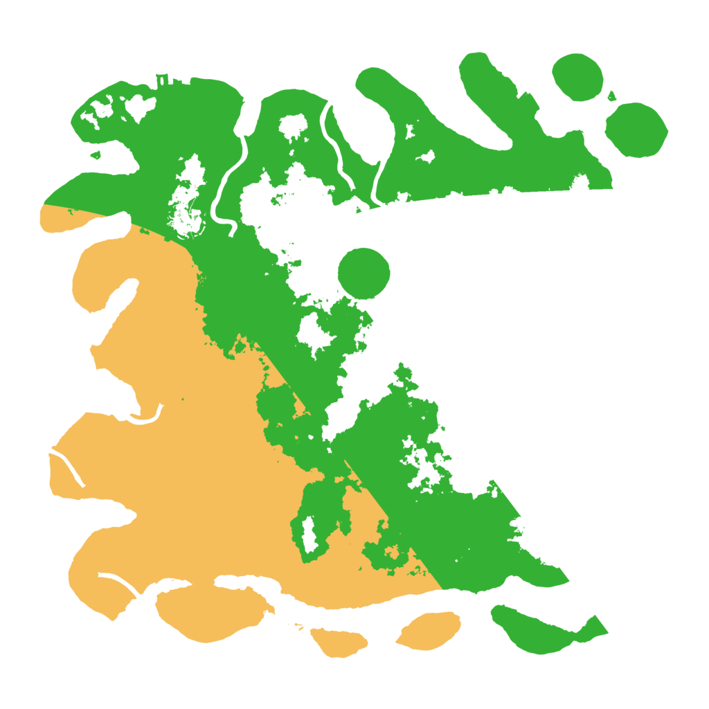 Biome Rust Map: Procedural Map, Size: 3700, Seed: 45129819