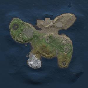 Thumbnail Rust Map: Procedural Map, Size: 2000, Seed: 92065897, 7 Monuments