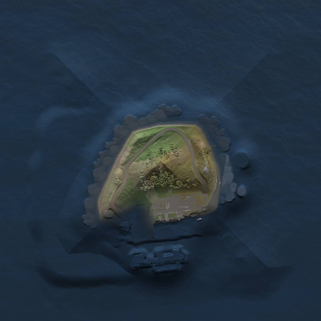 Rust Map: Procedural Map, Size: 1000, Seed: 626213758, 2 Monuments