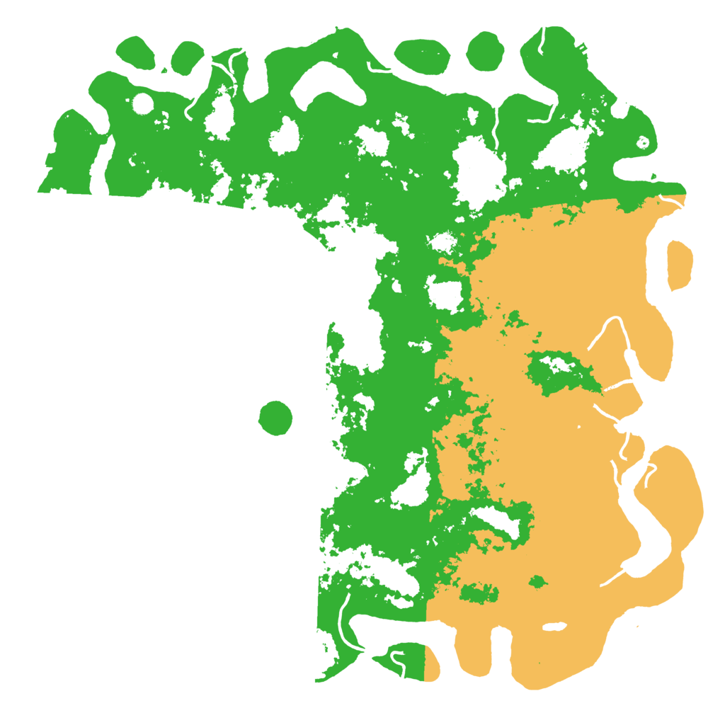 Biome Rust Map: Procedural Map, Size: 6000, Seed: 95824306