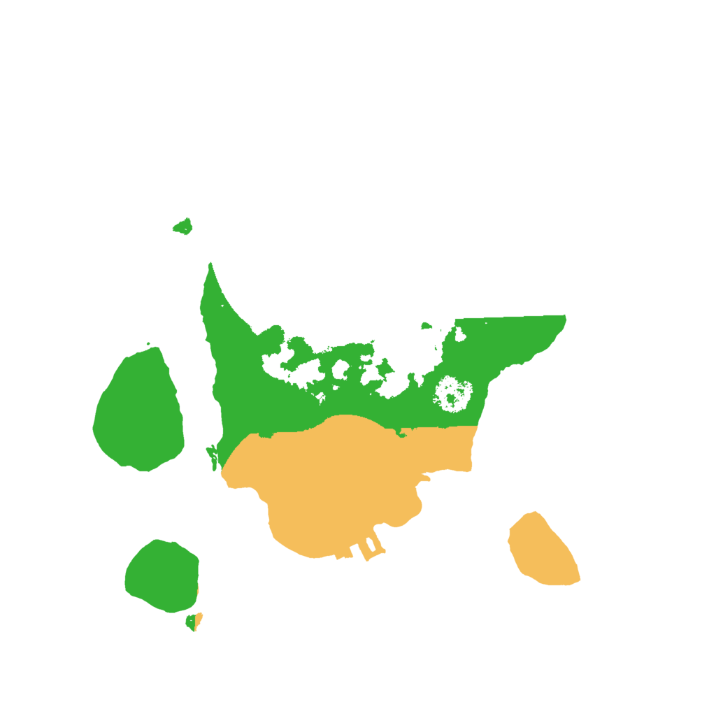 Biome Rust Map: Procedural Map, Size: 2000, Seed: 929434591