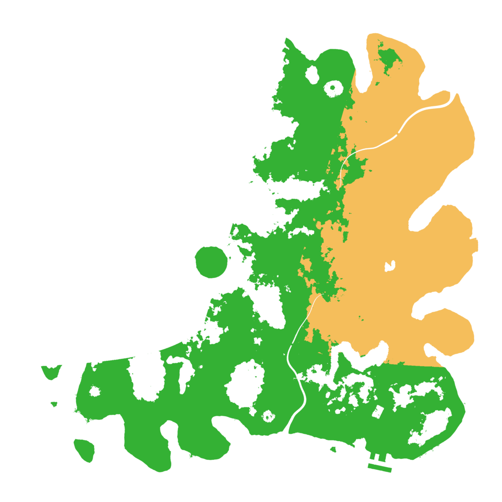 Biome Rust Map: Procedural Map, Size: 4250, Seed: 5548904