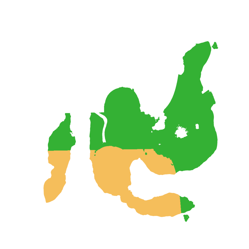 Biome Rust Map: Procedural Map, Size: 1900, Seed: 153498764