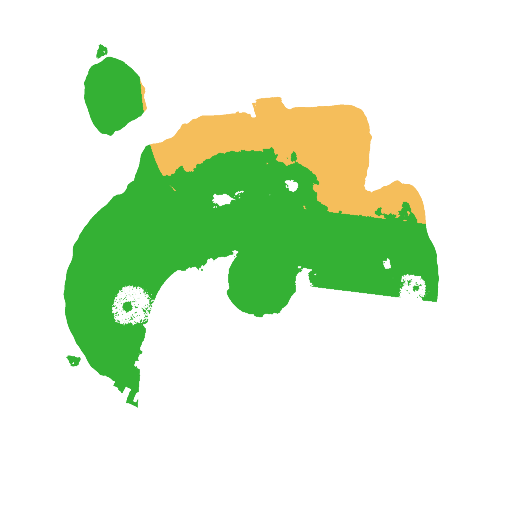 Biome Rust Map: Procedural Map, Size: 2000, Seed: 6555587