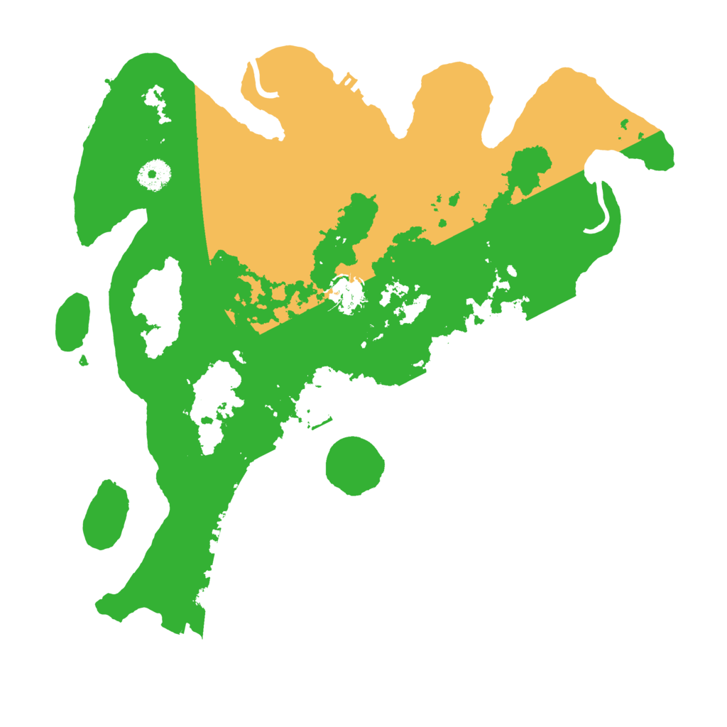 Biome Rust Map: Procedural Map, Size: 3500, Seed: 113727229