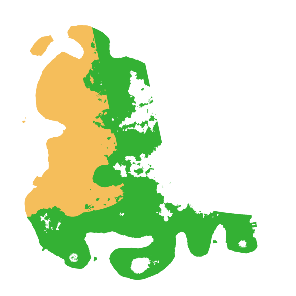 Biome Rust Map: Procedural Map, Size: 3500, Seed: 824463285