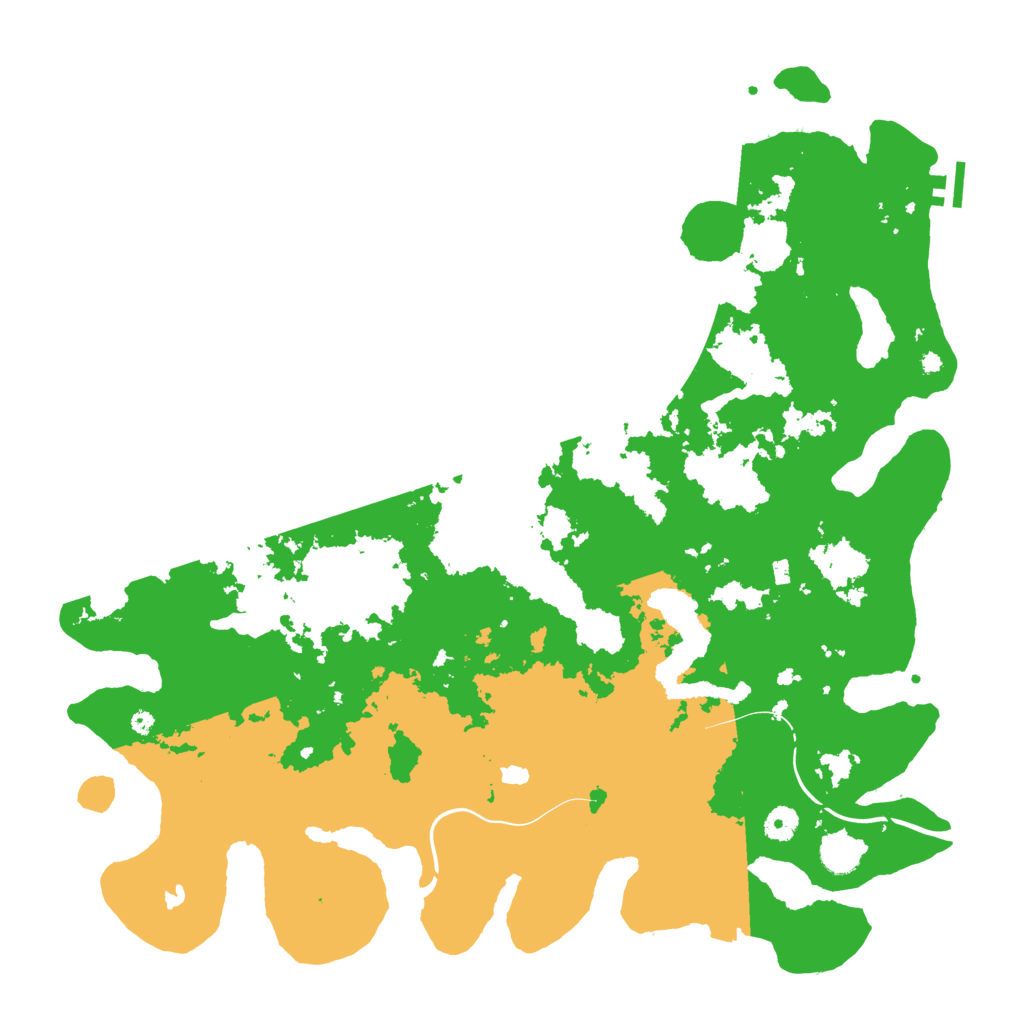 Biome Rust Map: Procedural Map, Size: 4500, Seed: 33443839