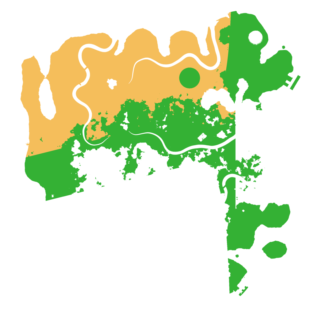Biome Rust Map: Procedural Map, Size: 4000, Seed: 244294455