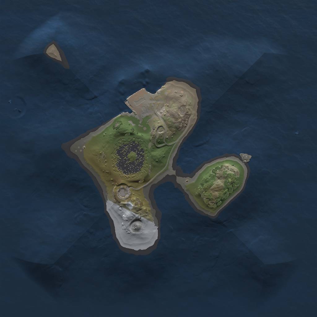 Rust Map: Procedural Map, Size: 1500, Seed: 336365780, 3 Monuments