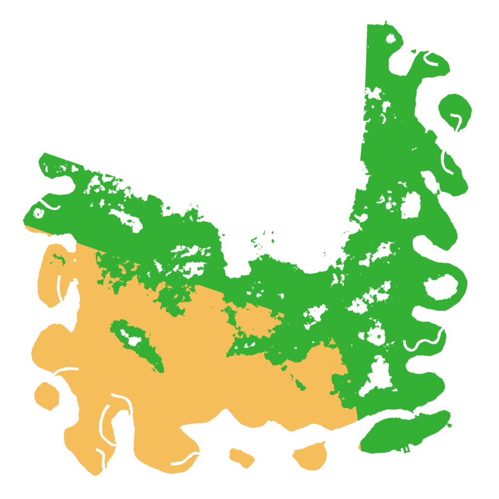 Biome Rust Map: Procedural Map, Size: 5000, Seed: 397761850