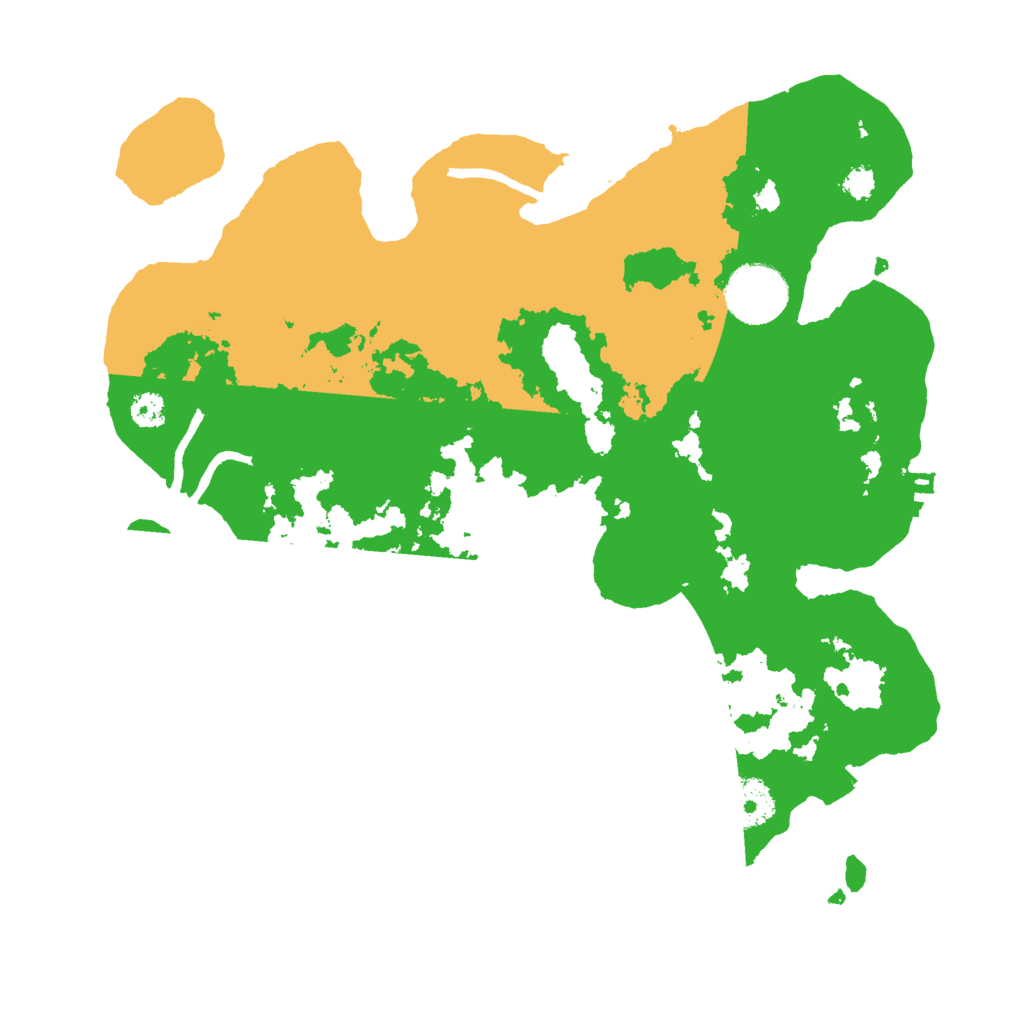 Biome Rust Map: Procedural Map, Size: 3000, Seed: 1615491129
