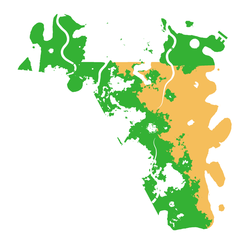 Biome Rust Map: Procedural Map, Size: 4500, Seed: 54312