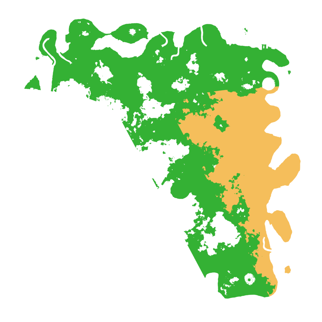 Biome Rust Map: Procedural Map, Size: 4500, Seed: 54312