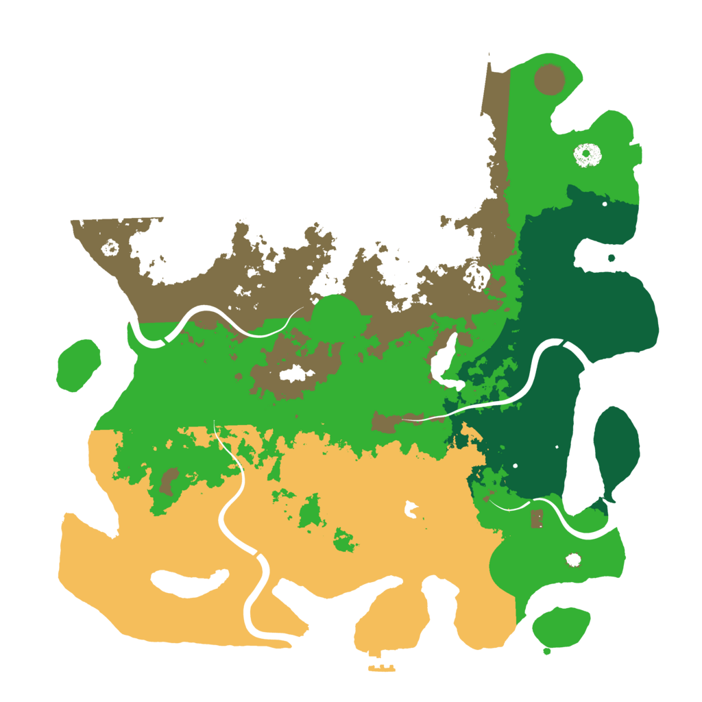 Biome Rust Map: Procedural Map, Size: 4000, Seed: 62316074