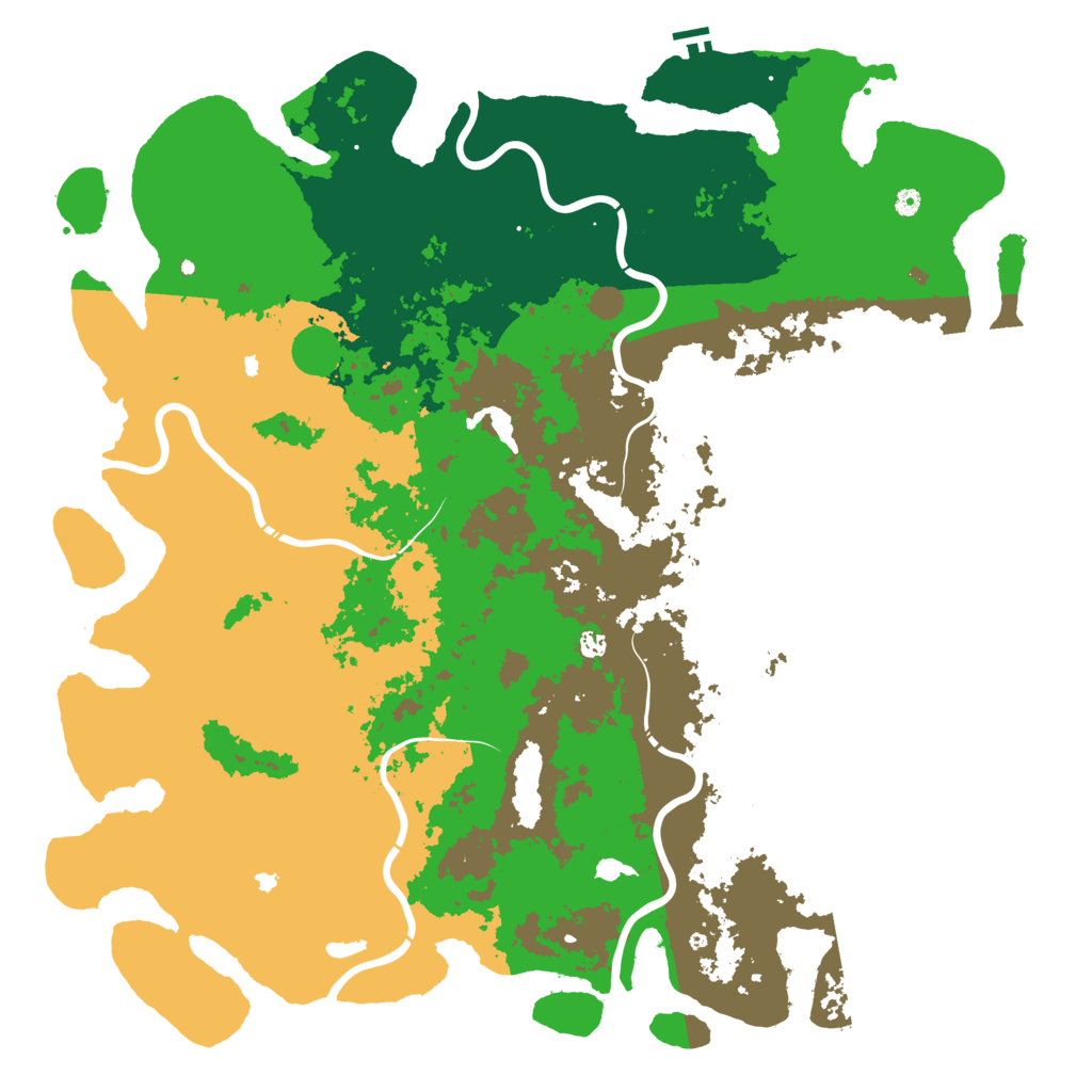 Biome Rust Map: Procedural Map, Size: 6000, Seed: 479