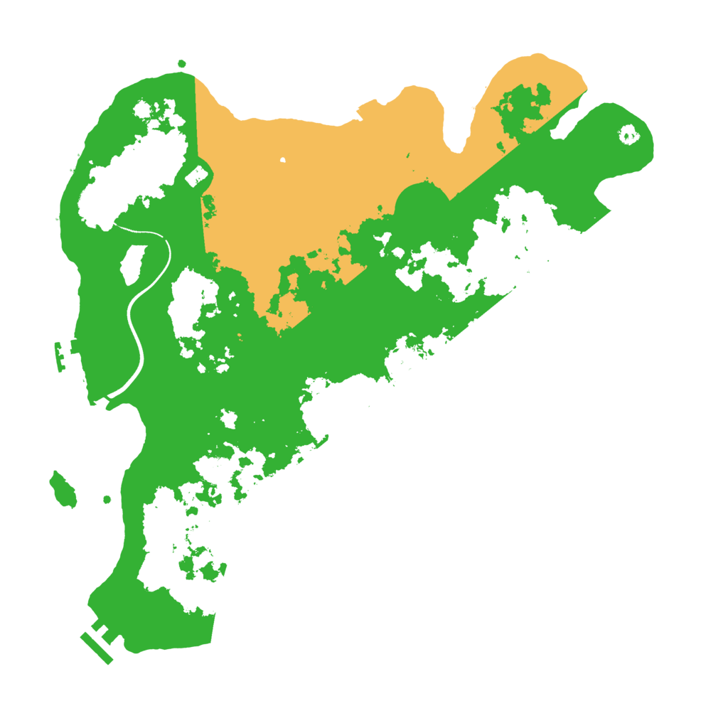 Biome Rust Map: Procedural Map, Size: 3700, Seed: 1162573209