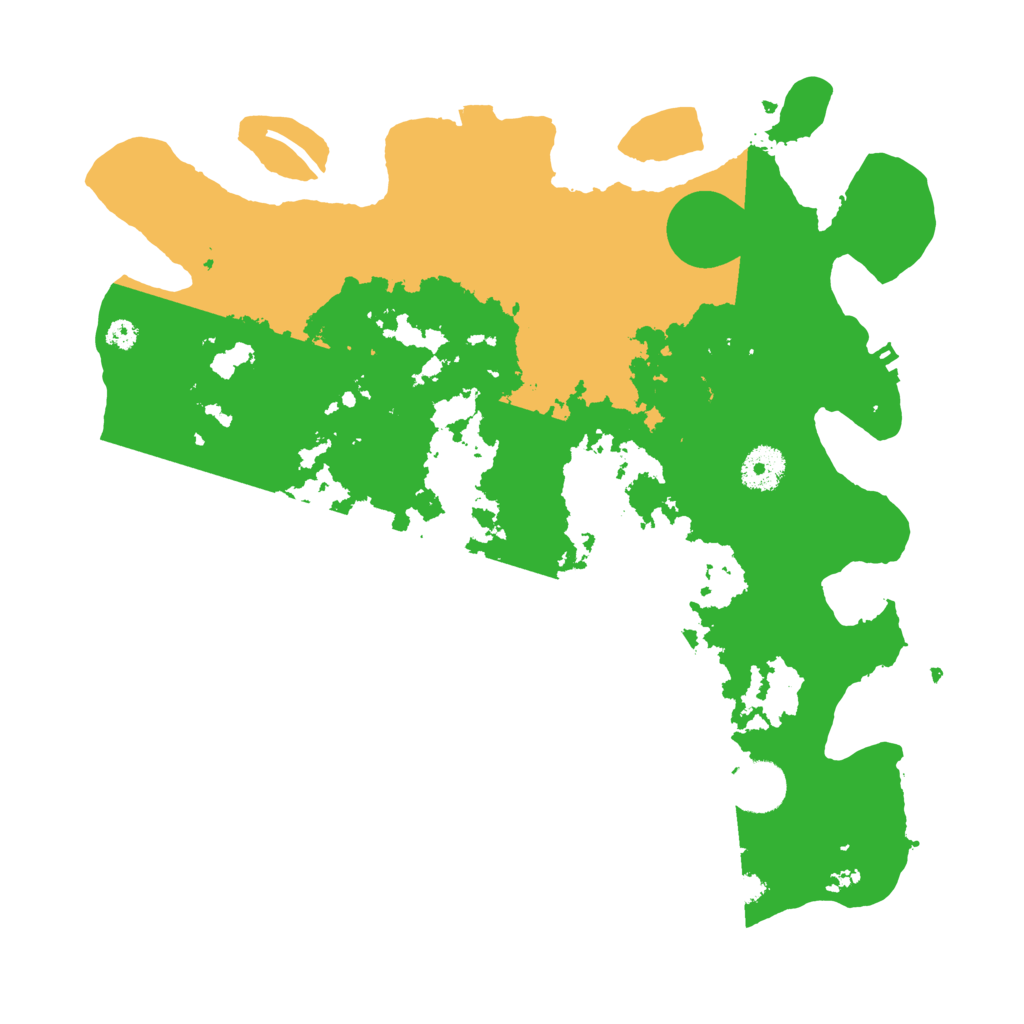 Biome Rust Map: Procedural Map, Size: 3500, Seed: 2030357622