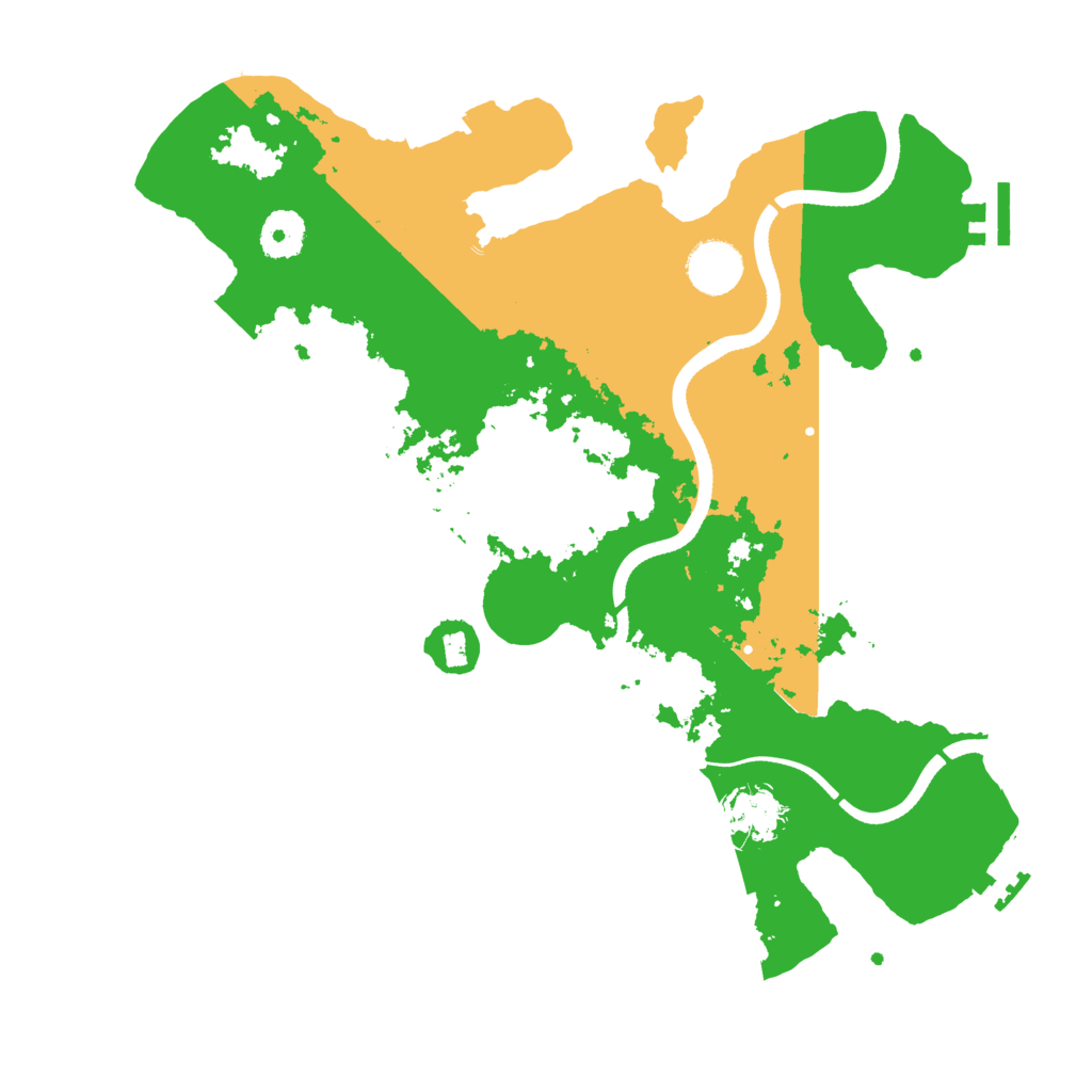 Biome Rust Map: Procedural Map, Size: 3500, Seed: 139388795