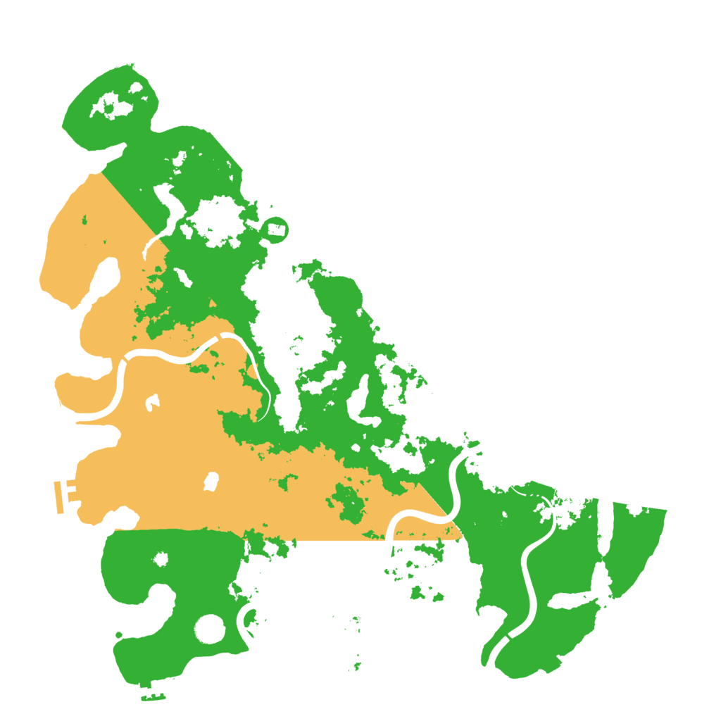 Biome Rust Map: Procedural Map, Size: 4500, Seed: 424048097