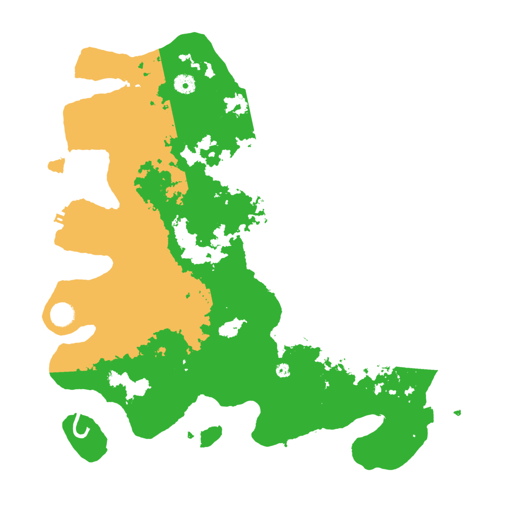 Biome Rust Map: Procedural Map, Size: 3700, Seed: 102