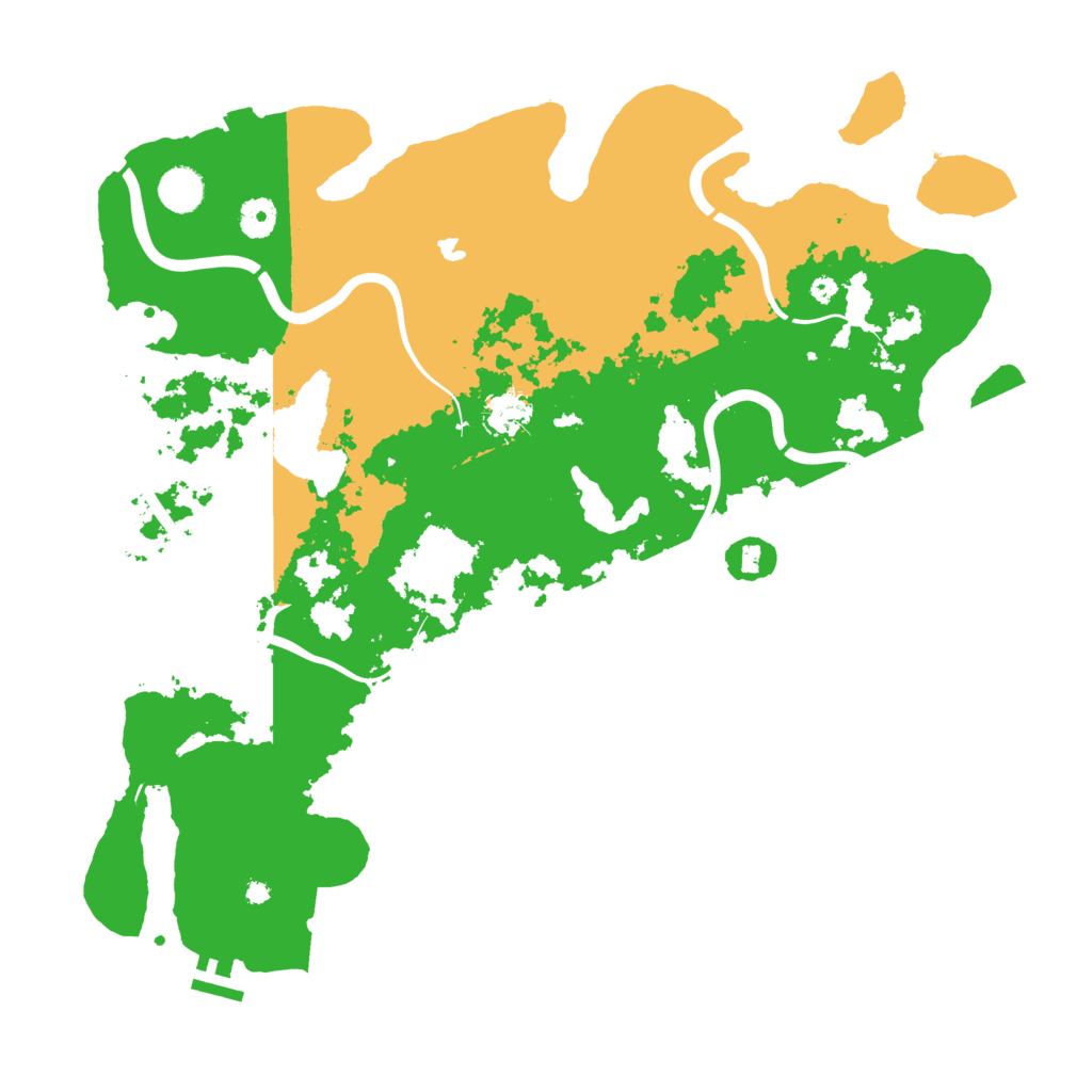 Biome Rust Map: Procedural Map, Size: 4200, Seed: 458974459
