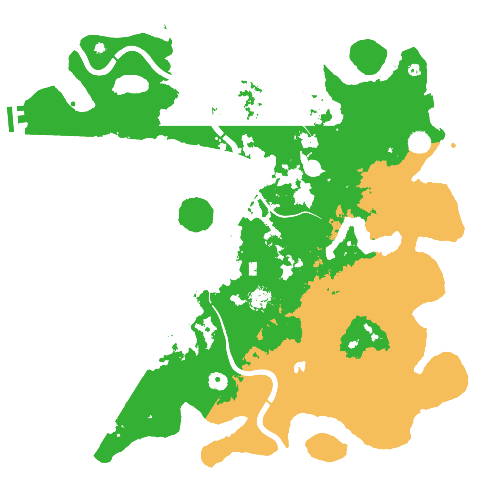 Biome Rust Map: Procedural Map, Size: 4000, Seed: 42069710