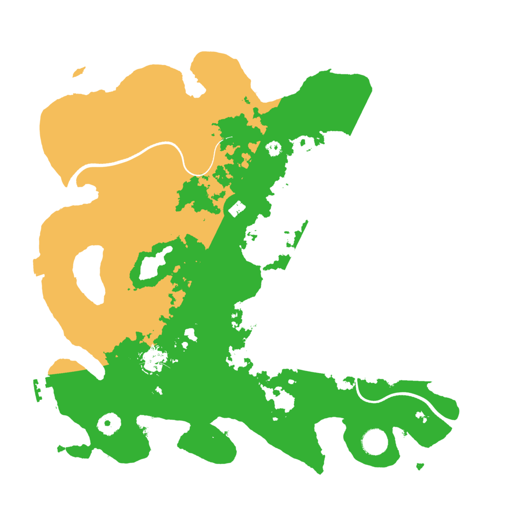 Biome Rust Map: Procedural Map, Size: 3500, Seed: 56712