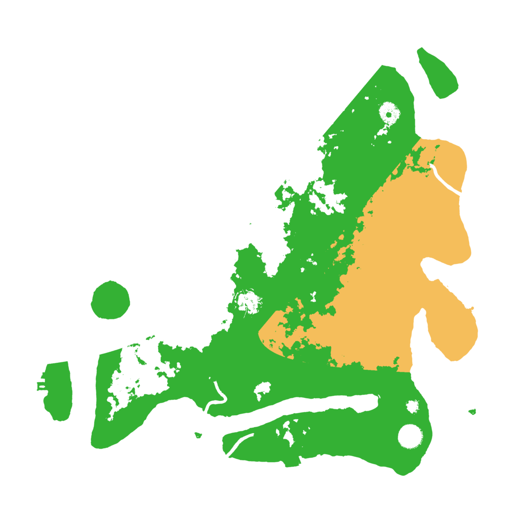 Biome Rust Map: Procedural Map, Size: 3700, Seed: 686768688