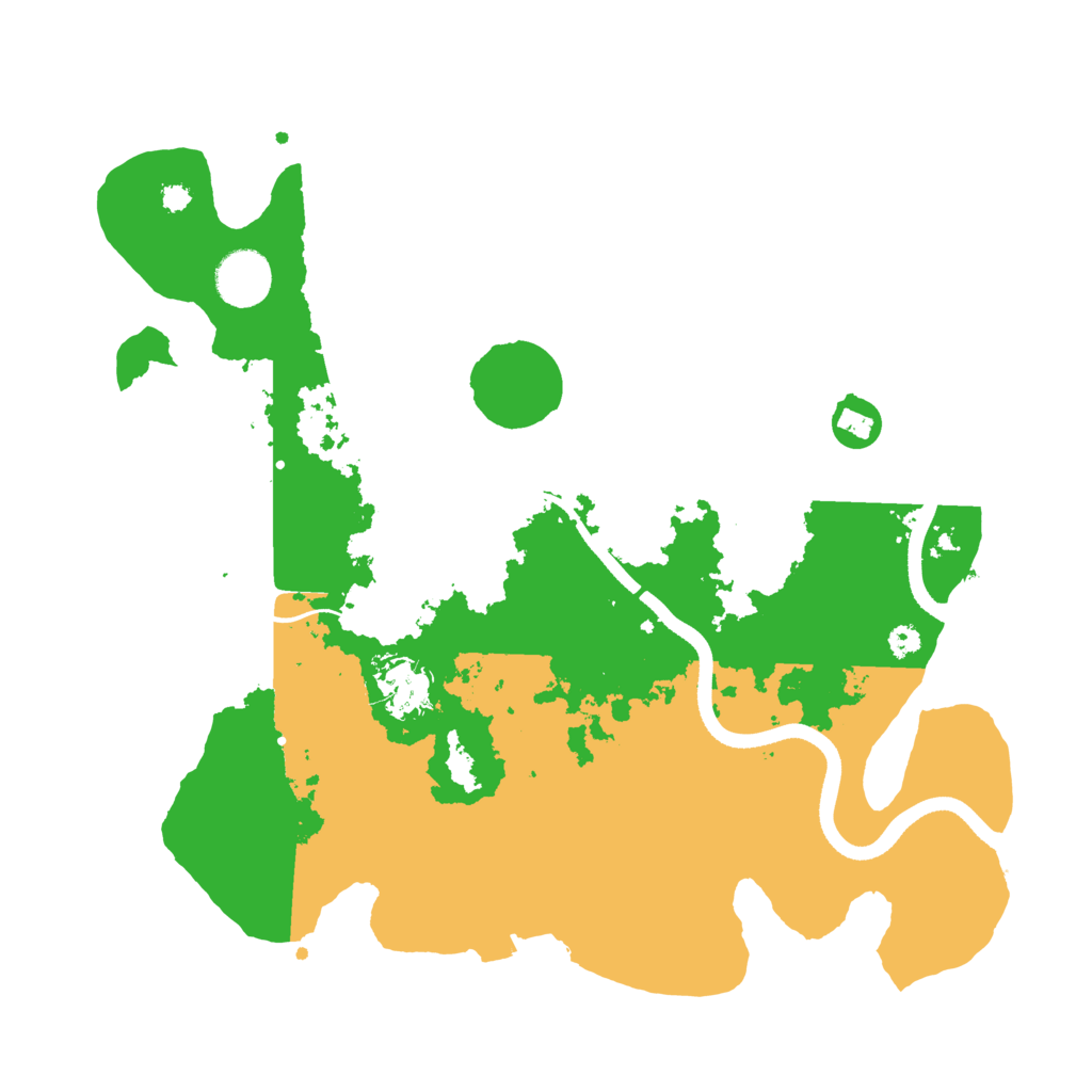 Biome Rust Map: Procedural Map, Size: 3500, Seed: 1128635655