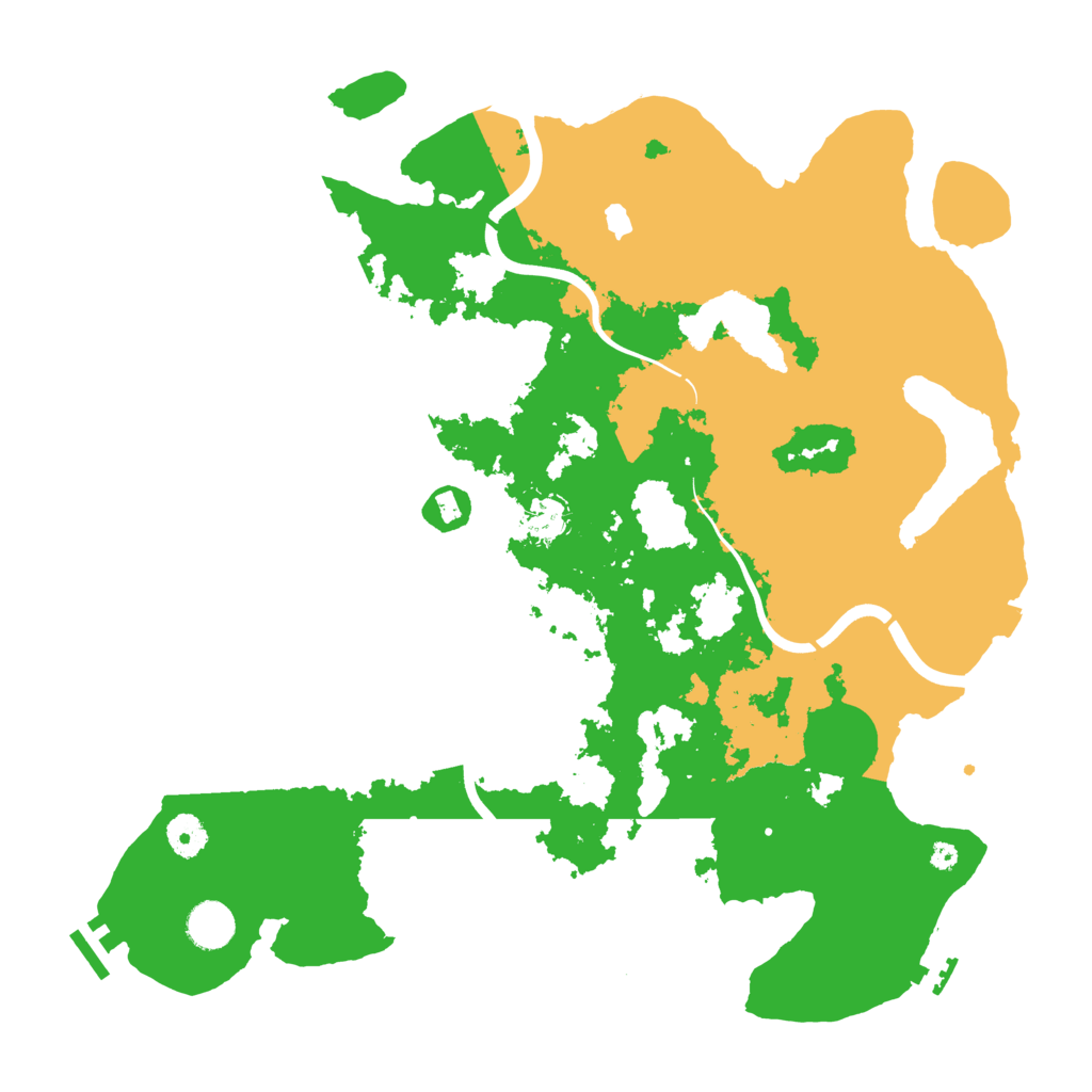 Biome Rust Map: Procedural Map, Size: 4000, Seed: 107205912