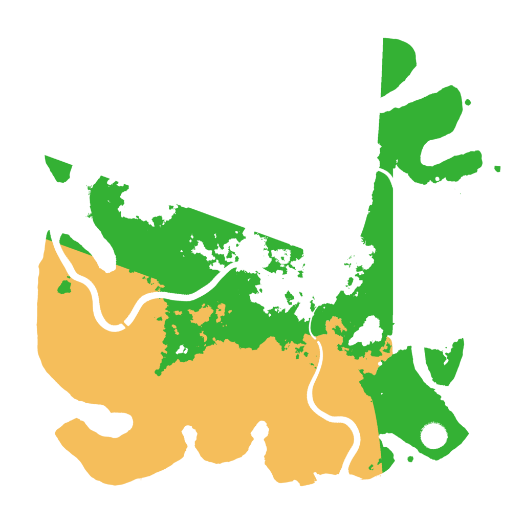 Biome Rust Map: Procedural Map, Size: 3500, Seed: 1652191029