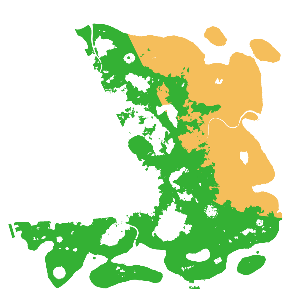 Biome Rust Map: Procedural Map, Size: 4300, Seed: 697376699