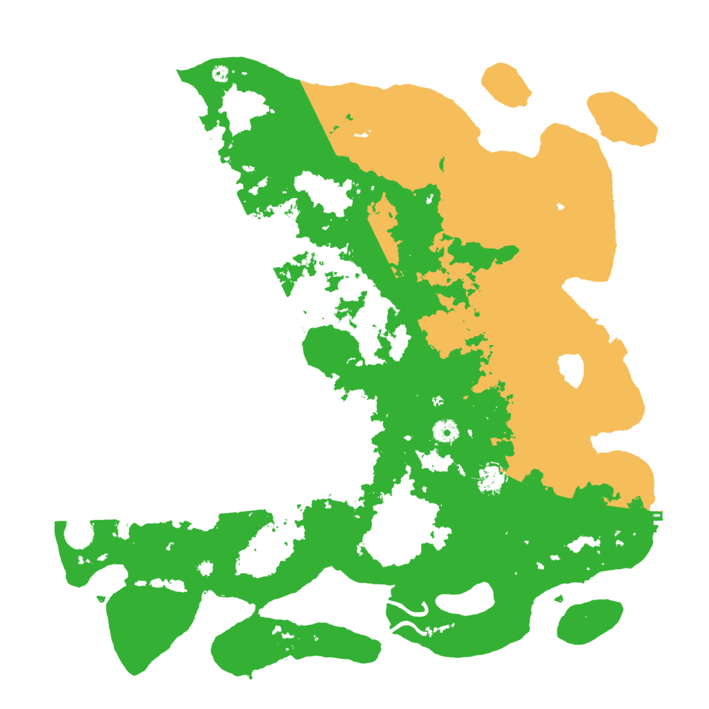 Biome Rust Map: Procedural Map, Size: 4300, Seed: 697376699