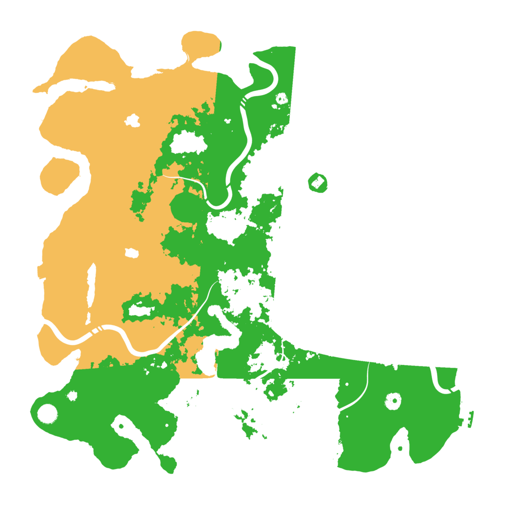 Biome Rust Map: Procedural Map, Size: 4500, Seed: 266943231