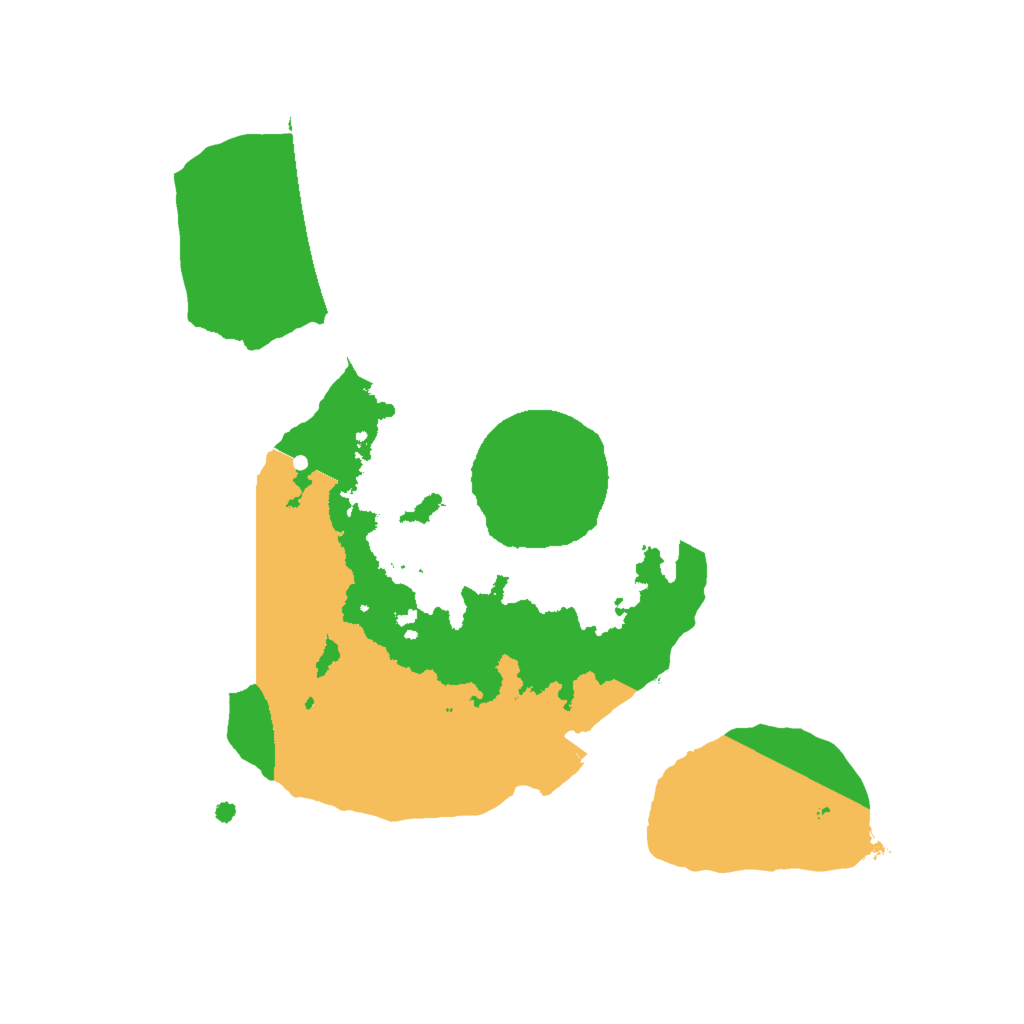 Biome Rust Map: Procedural Map, Size: 2000, Seed: 142414113