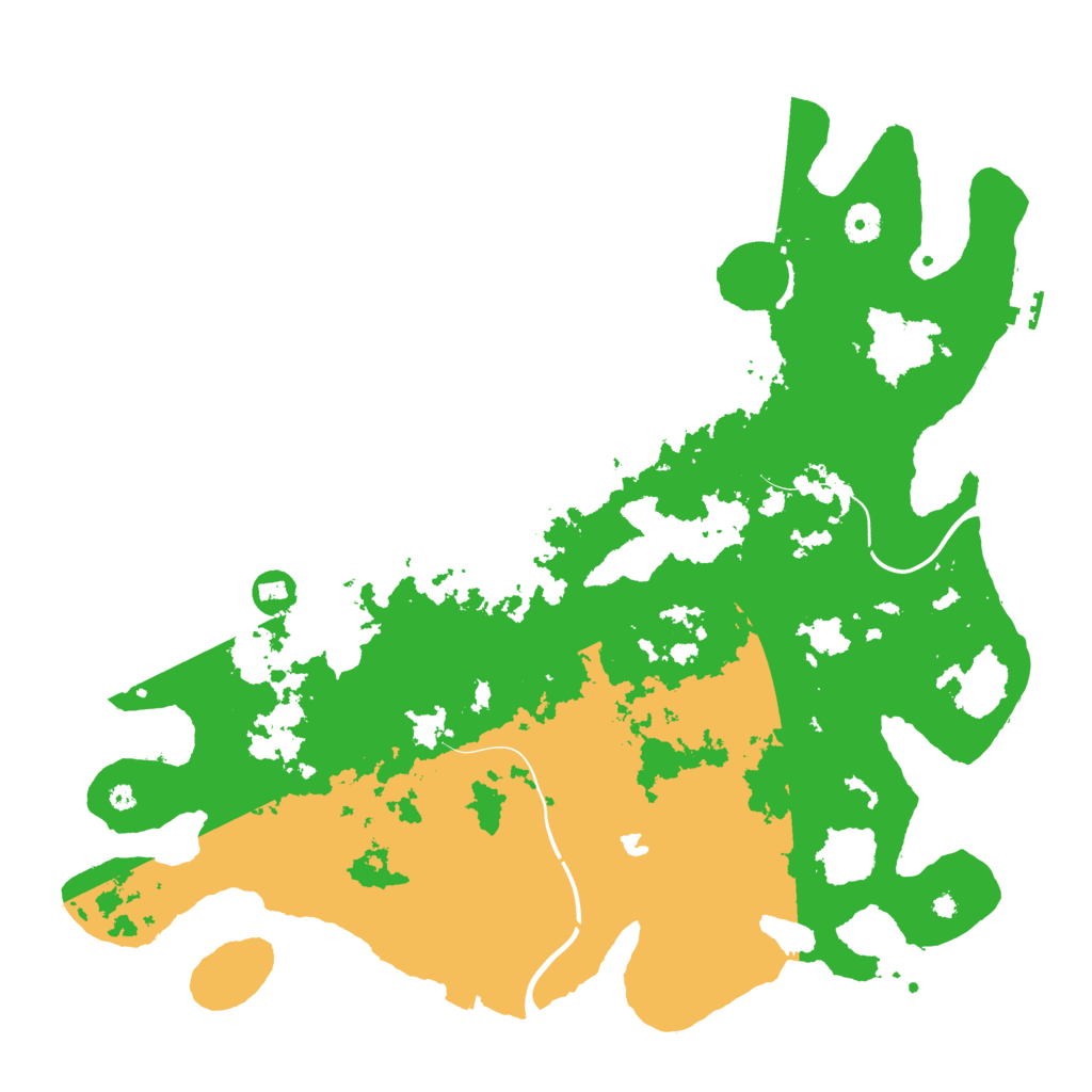 Biome Rust Map: Procedural Map, Size: 4250, Seed: 1758443660