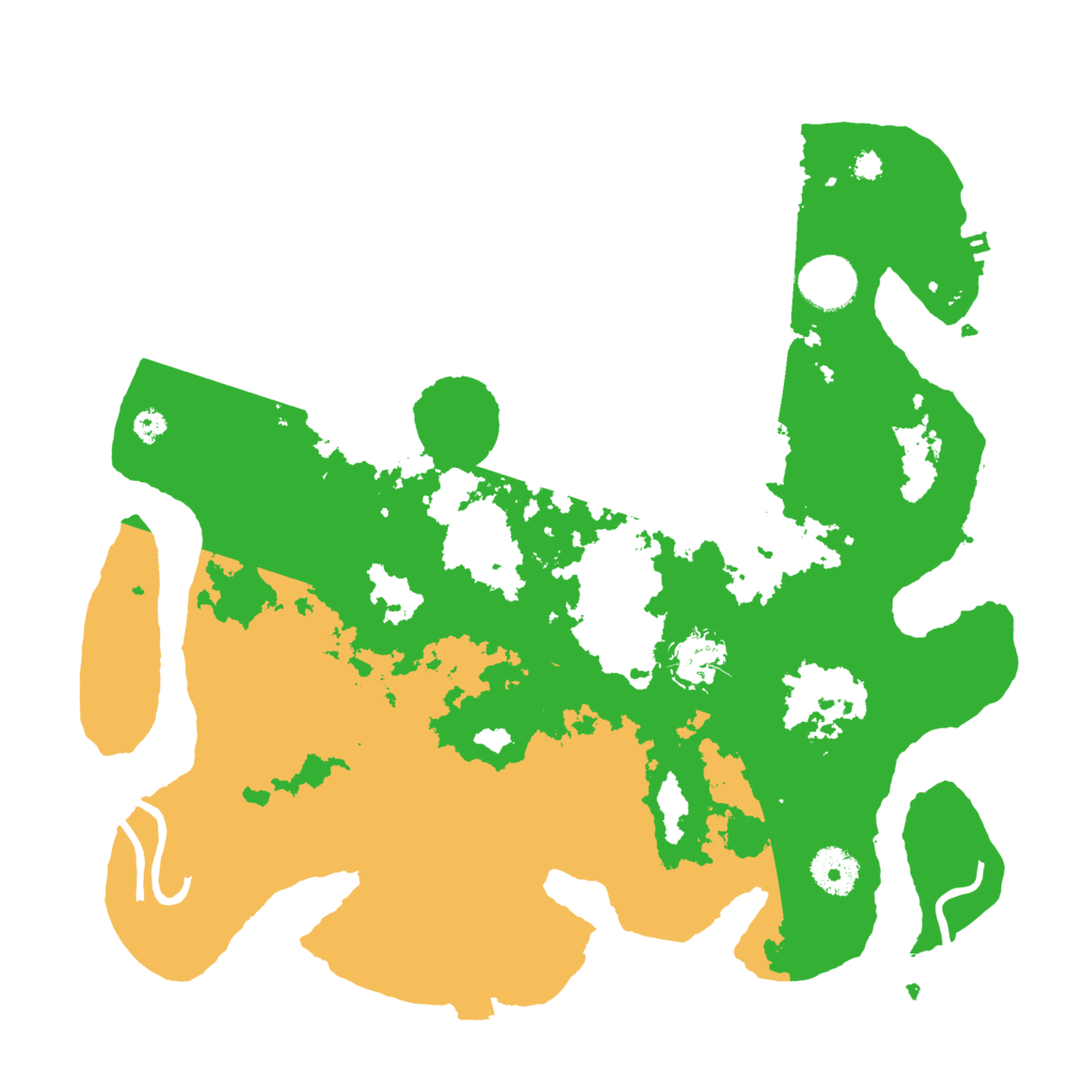 Biome Rust Map: Procedural Map, Size: 3500, Seed: 987288813