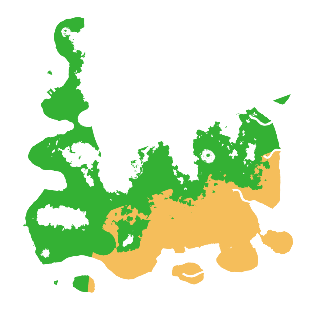 Biome Rust Map: Procedural Map, Size: 3500, Seed: 1311201124