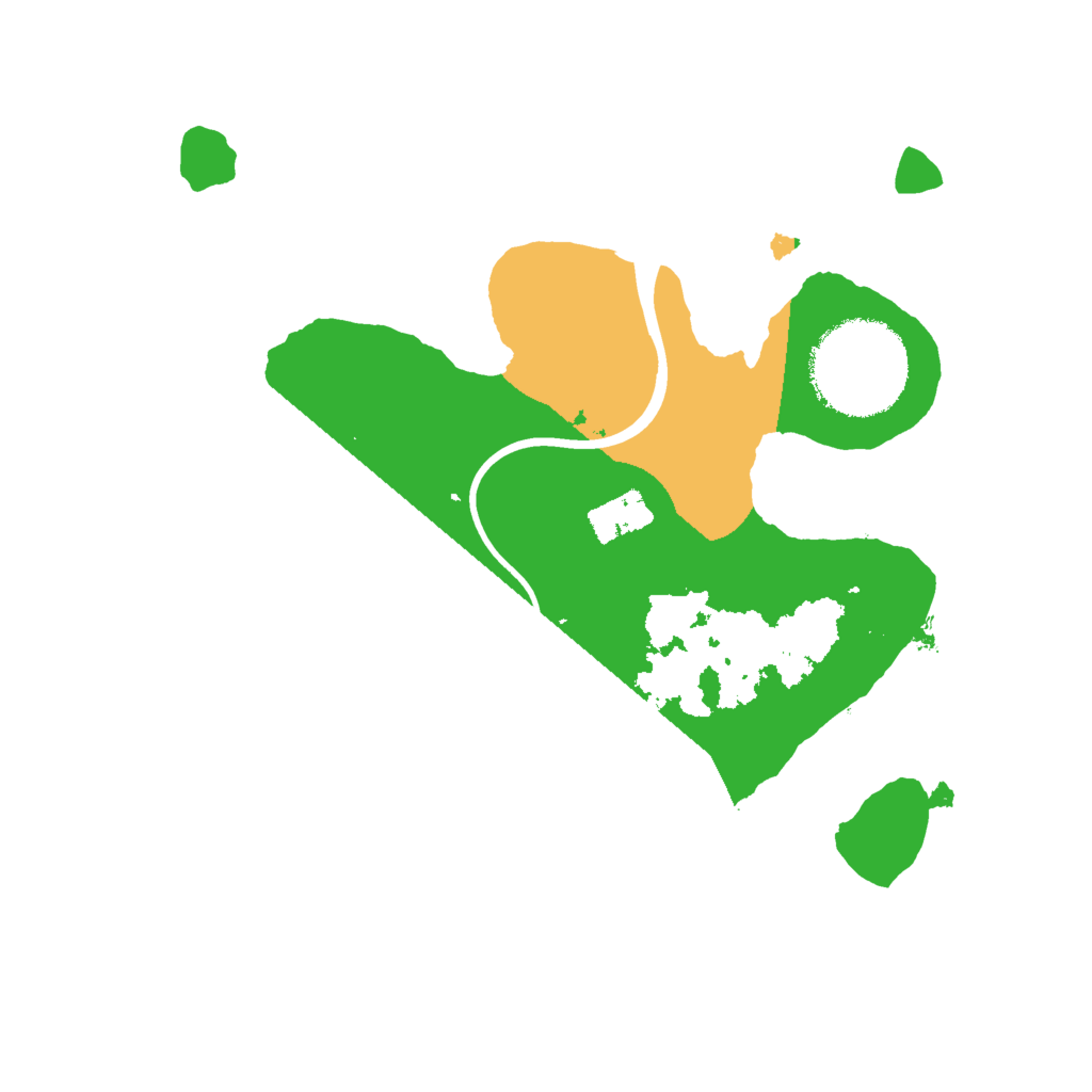 Biome Rust Map: Procedural Map, Size: 2000, Seed: 73474996