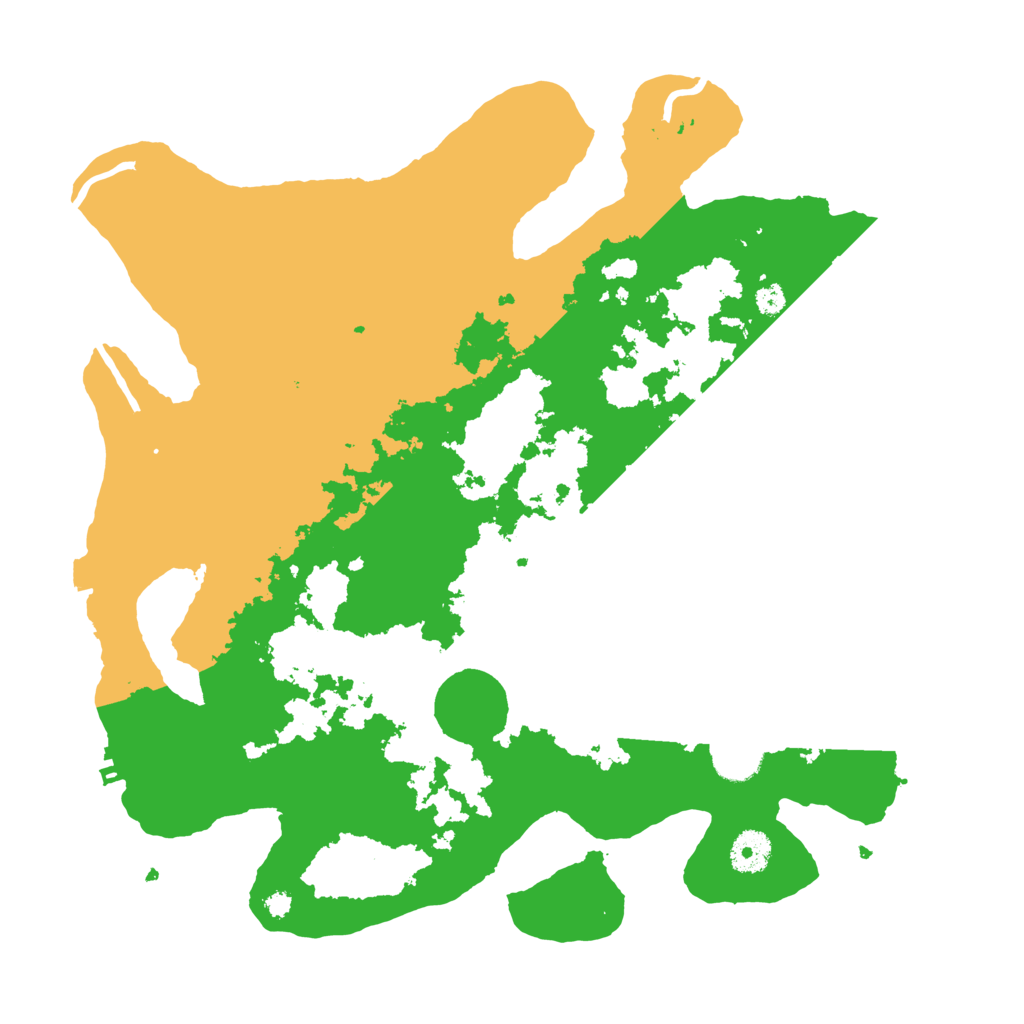 Biome Rust Map: Procedural Map, Size: 3700, Seed: 17485743