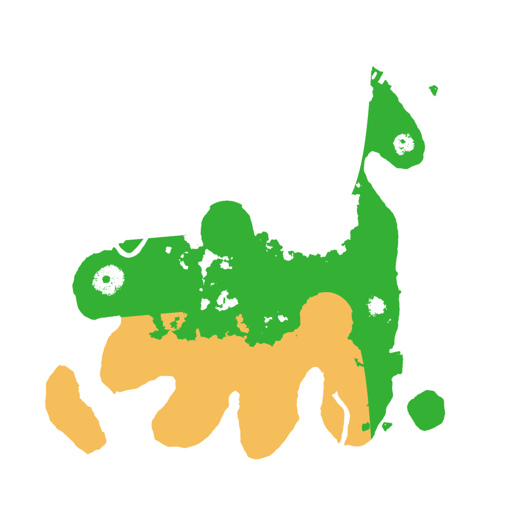 Biome Rust Map: Procedural Map, Size: 2600, Seed: 1164759267