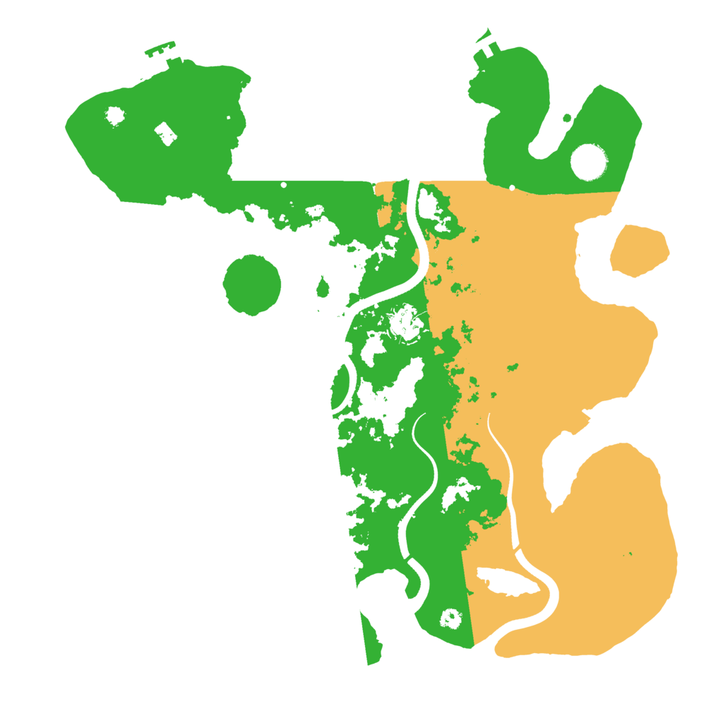 Biome Rust Map: Procedural Map, Size: 3500, Seed: 585943