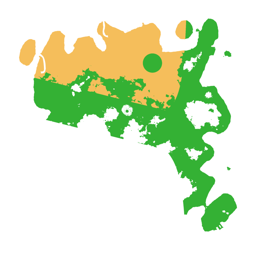 Biome Rust Map: Procedural Map, Size: 3500, Seed: 807554143