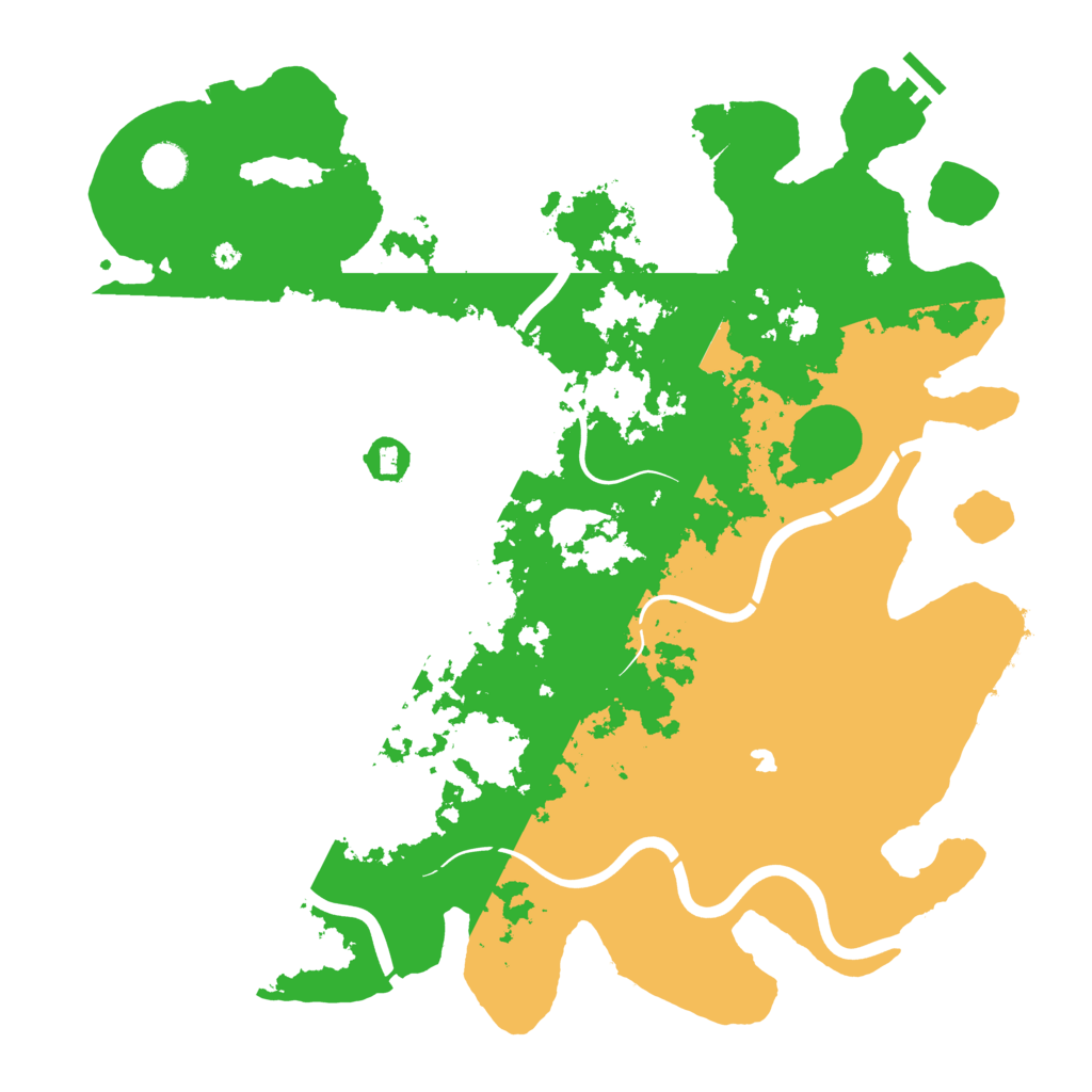 Biome Rust Map: Procedural Map, Size: 4250, Seed: 52854025