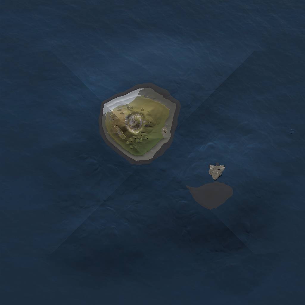 Rust Map: Procedural Map, Size: 1000, Seed: 158590948, 3 Monuments