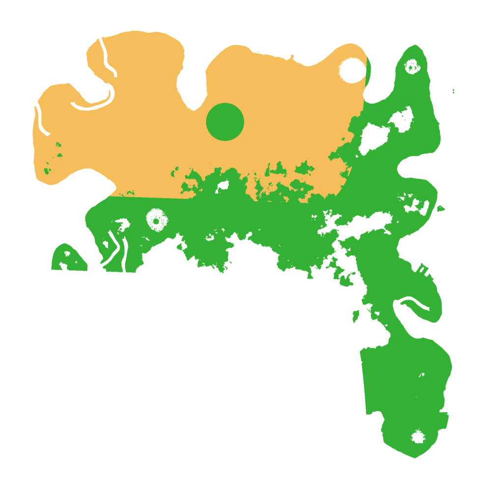 Biome Rust Map: Procedural Map, Size: 3500, Seed: 998750993