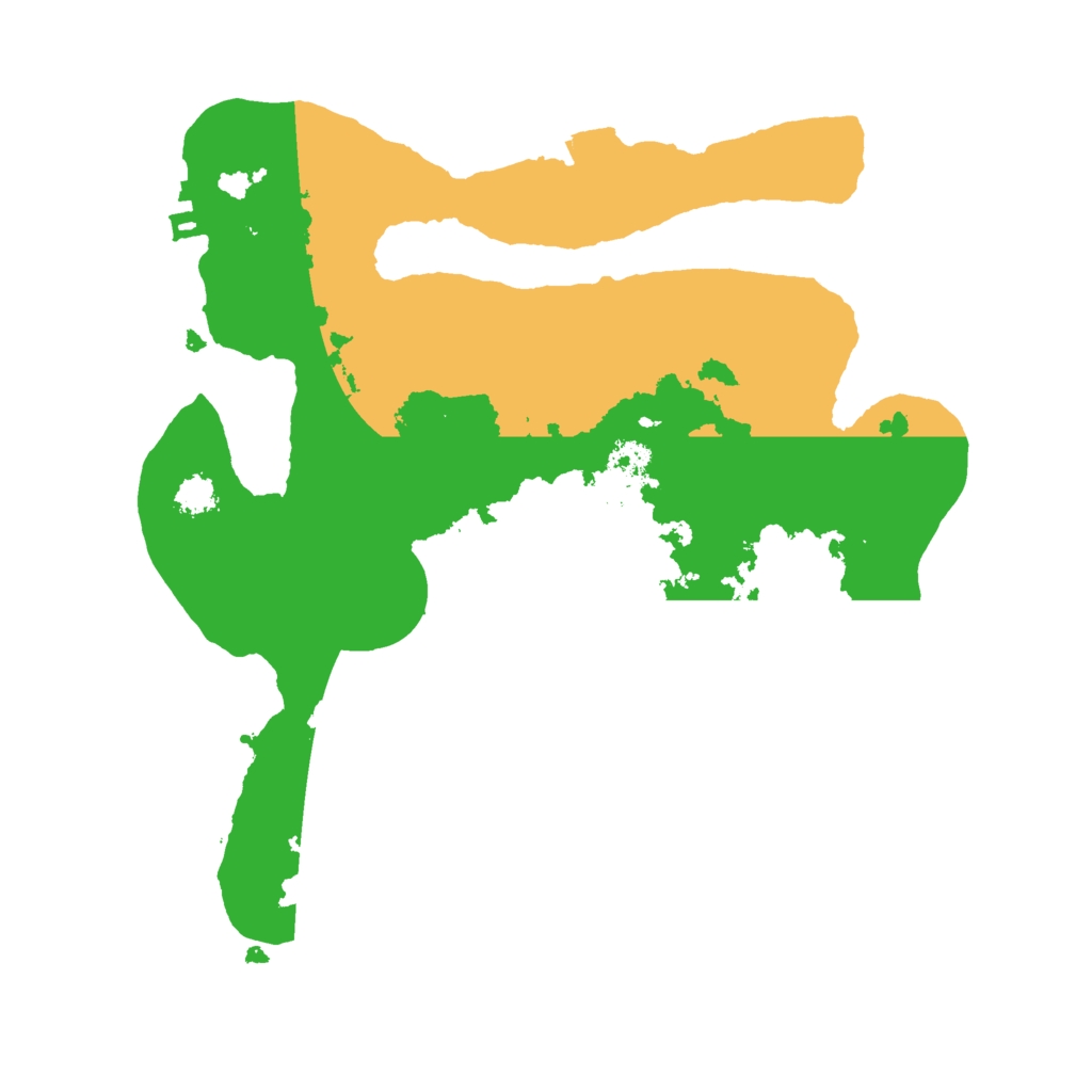 Biome Rust Map: Procedural Map, Size: 2500, Seed: 1994212