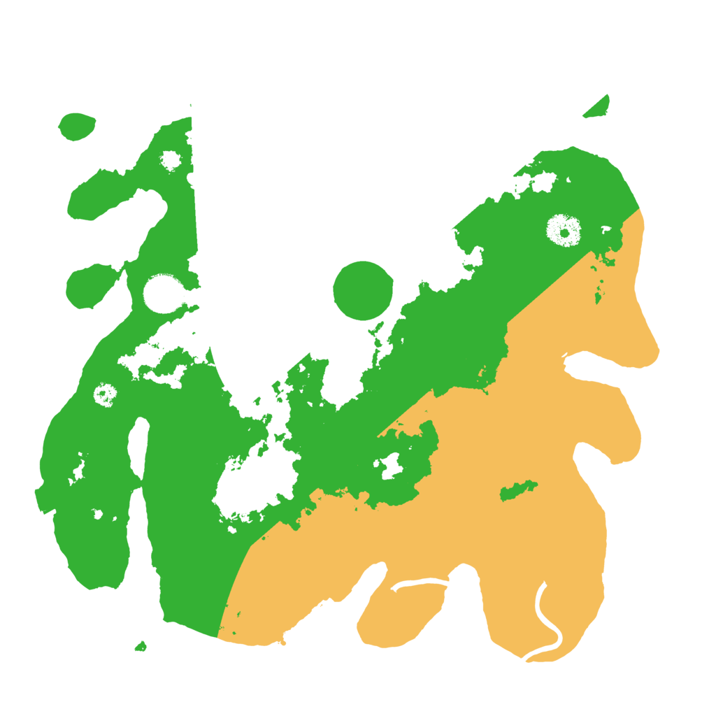 Biome Rust Map: Procedural Map, Size: 3200, Seed: 191978