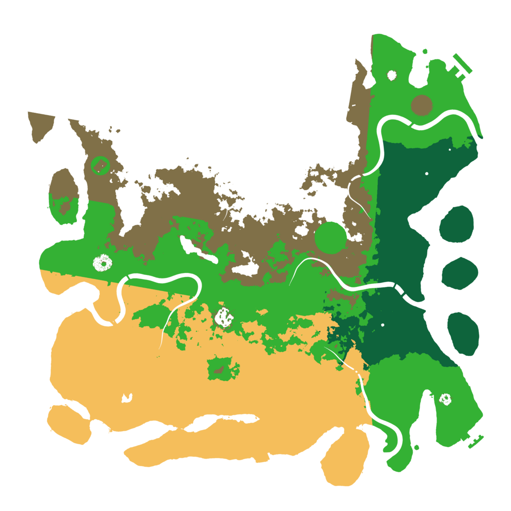 Biome Rust Map: Procedural Map, Size: 4250, Seed: 1235448125