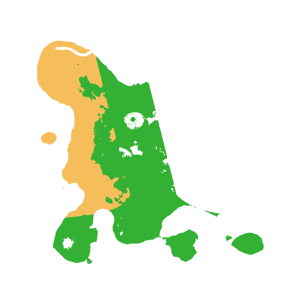 Biome Rust Map: Procedural Map, Size: 2500, Seed: 829667759